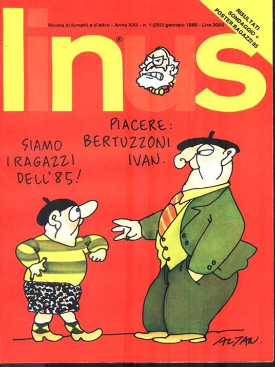 Linus - 12 vv. e almanacco 1986 - copertina