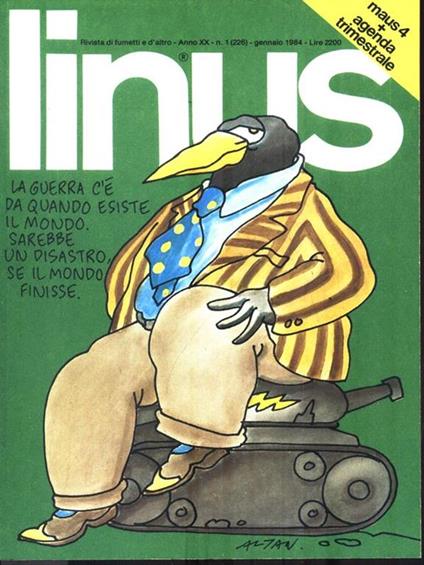 Linus - 12 vv. e almanacco 1984 - copertina