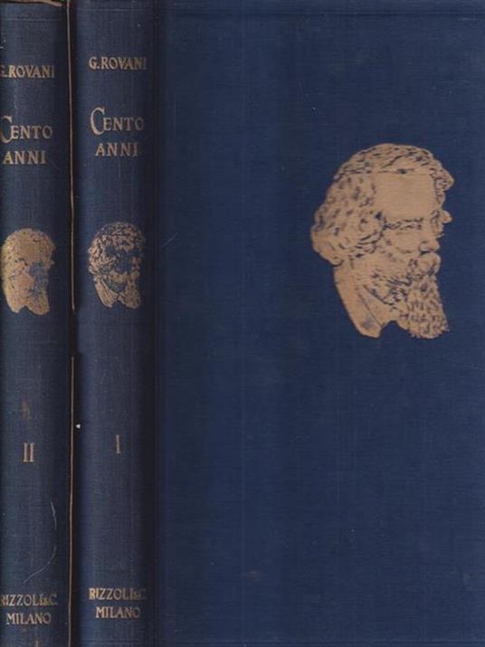 Cento anni 2 voll - Giuseppe Rovani - copertina