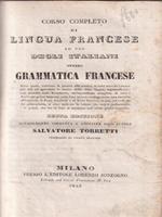 Corso completo di lingua francese ad uso degli italiani Grammatica francese