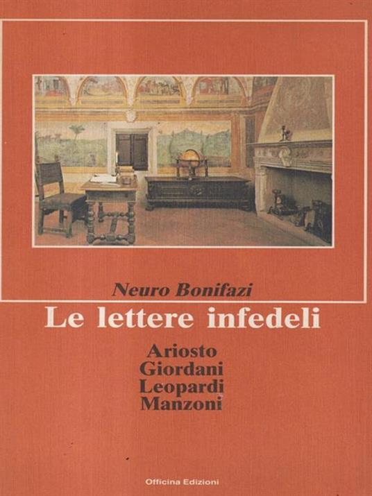 Le lettere infedeli - Neuro Bonifazi - copertina