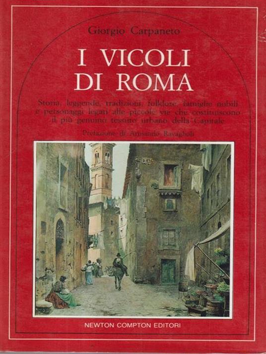 I vicoli di Roma - Giorgio Carpaneto - copertina