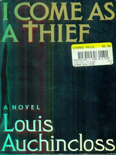 Come as a Thief - Louis Auchincloss - copertina