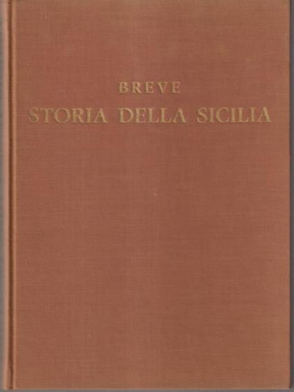 Breve storia della Sicilia - Giovanni Cucinotta - copertina