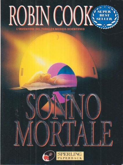 Sonno mortale - Robin Cook - copertina