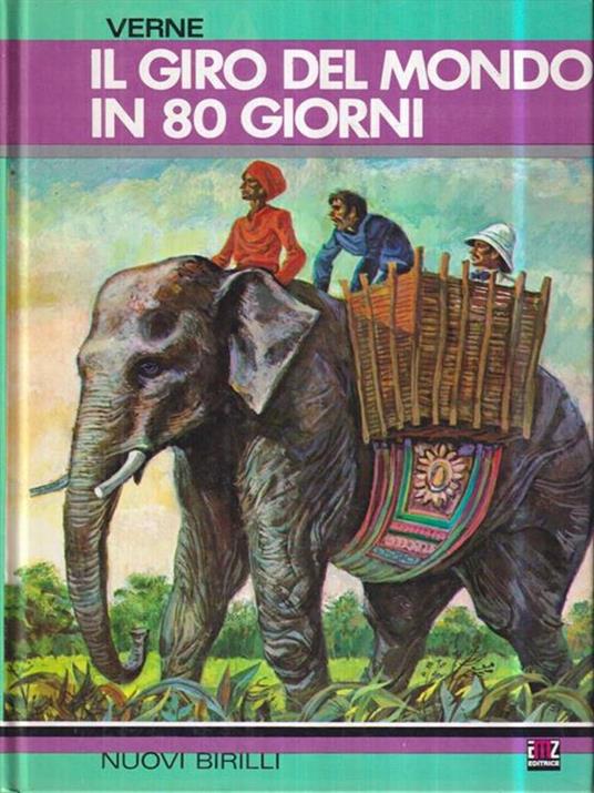 Il giro del mondo in 80 giorni - Jules Verne - copertina