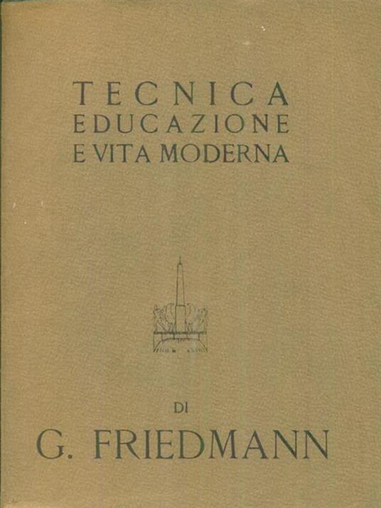 Tecnica educazione e vita moderna - copertina