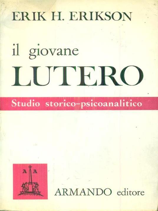 Il giovane Lutero - Erik H. Erikson - copertina