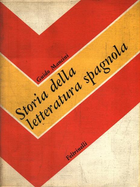 Storia della letteratura spagnola - Guido Mancini - copertina