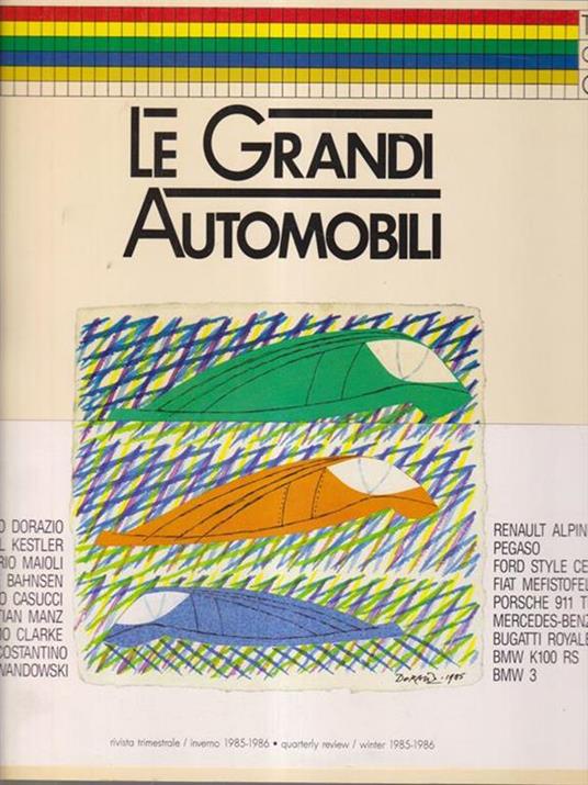 Le grandi automobili n. 14/inverno 1985-1986 - copertina