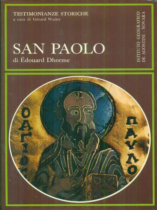 San Paolo - Edouard Dhorme - copertina