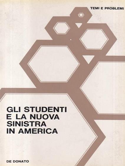 Gli studenti e la nuova sinistra americana - copertina