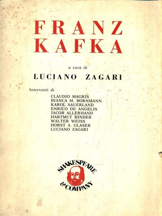 Franz Kafka - Luciano Zagari - copertina