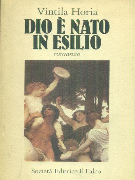 Dio è nato in esilio - Vintila Horia - copertina