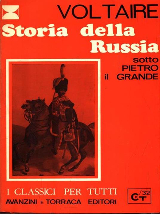 Storia della russia sotto Pietro il Grande - Voltaire - copertina