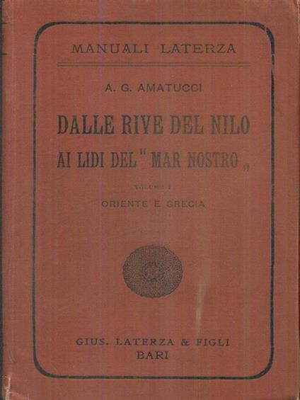 Dalle rive del Nilo - Aurelio G. Amatucci - copertina