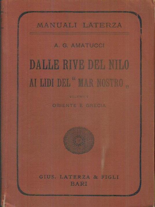 Dalle rive del Nilo - Aurelio G. Amatucci - copertina