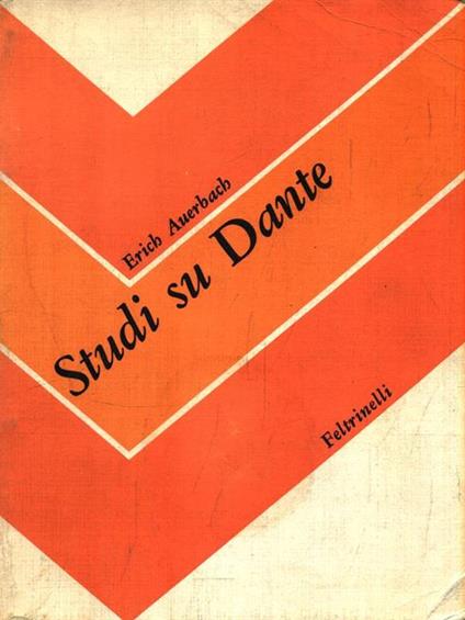 Studi su Dante - Erich Auerbach - copertina