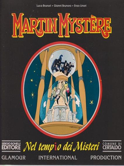 Martin Mystere nel tempio dei misteri - copertina