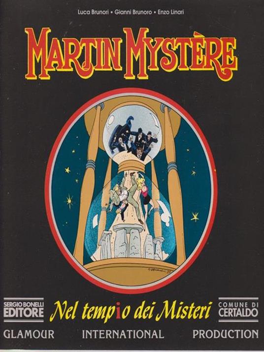 Martin Mystere nel tempio dei misteri - copertina