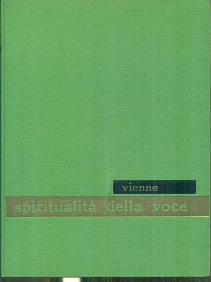   Spiritualita' della voce - copertina