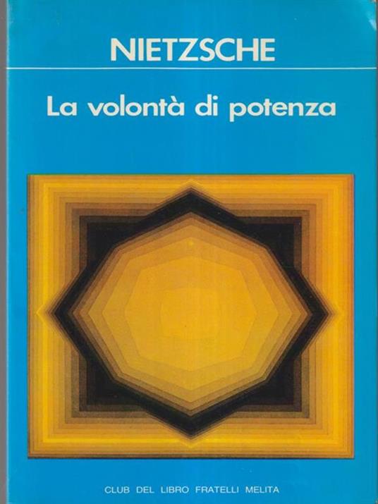 La volontà di potenza - Friedrich Nietzsche - copertina