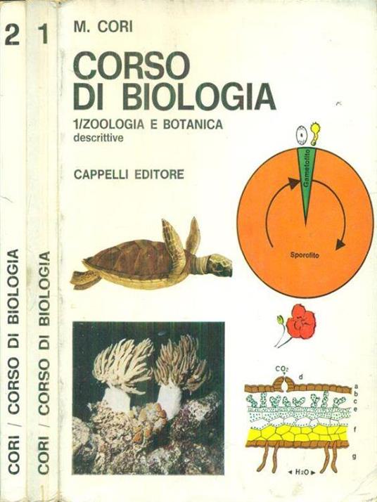 Corso di biologia 2 vv - M. Cori - copertina