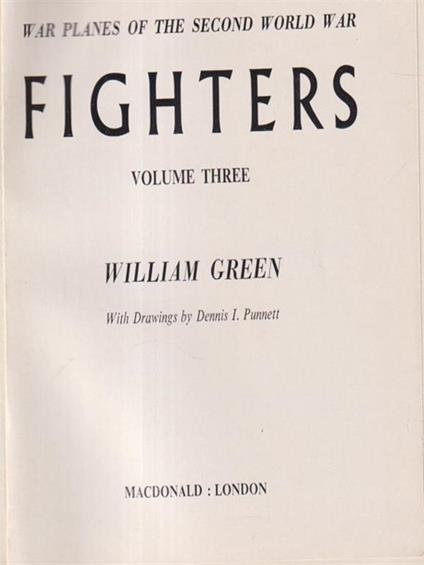 War Planes of WW2: Fighters vol III - William H. Green - copertina