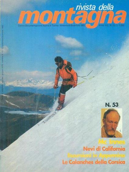 Rivista della montagna annata 1982 - copertina