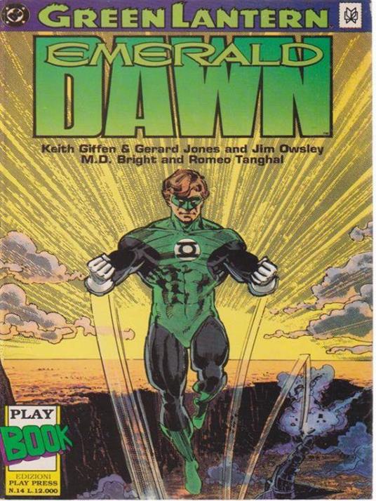 Green Lantern 14: emerald dawn - copertina