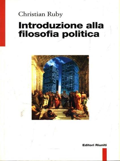 Introduzione alla filosofia politica - Christian Ruby - copertina