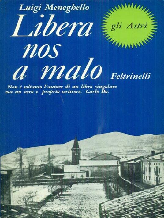   Libera nos a malo - Luigi Meneghello - copertina