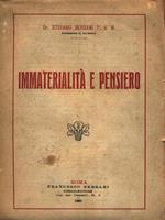 Immaterialità e pensiero