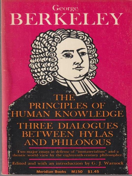 The principles of human knowledge - Three dialogues between Hylas and Philonous - George Berkeley - copertina