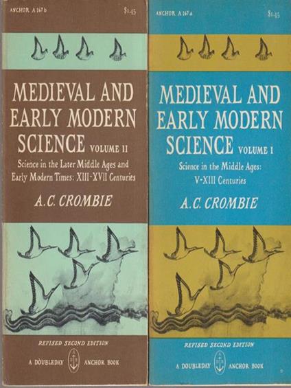   Medieval and early modern science 2vv - copertina
