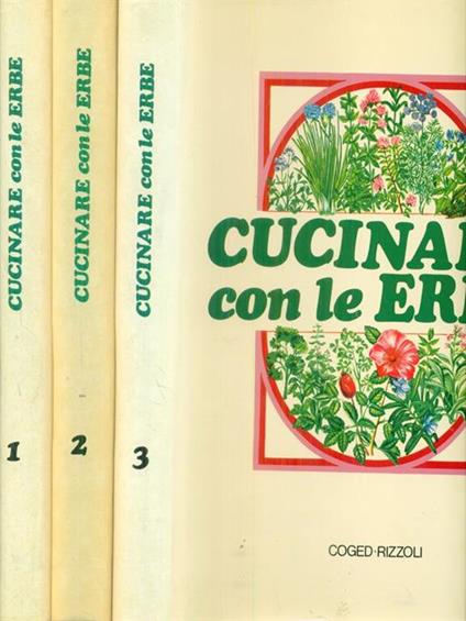   Cucinare con le erbe 3 vv -   - copertina