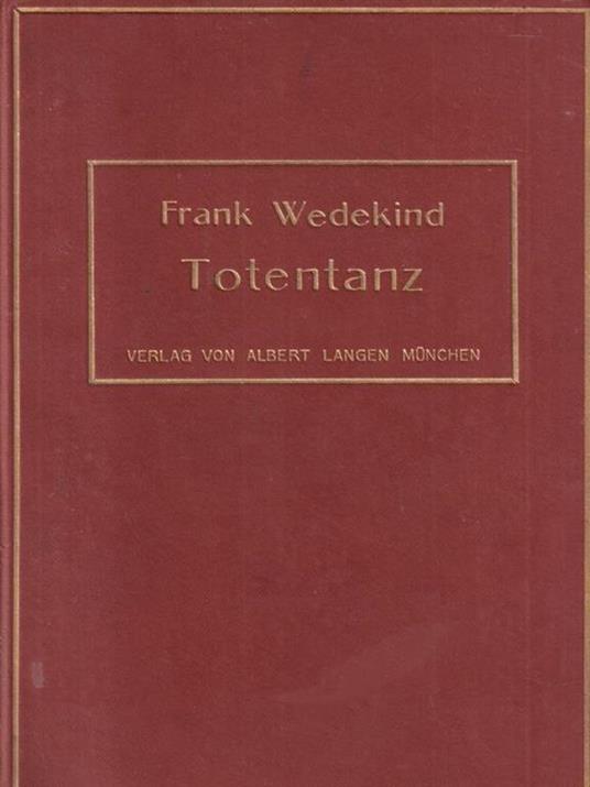 Totentanz - Frank Wedekind - copertina