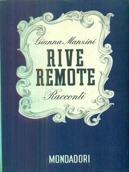Rive Remote - Gianna Manzini - copertina