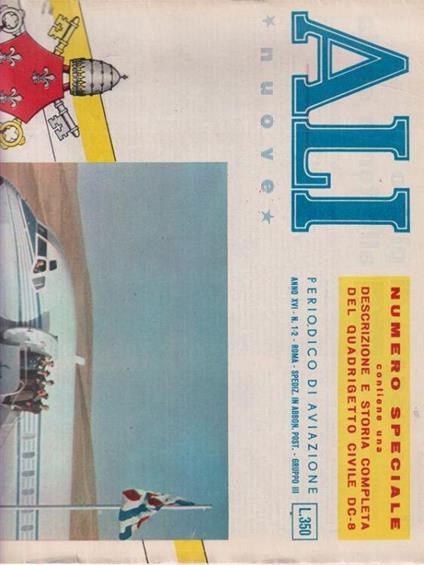 Ali nuove periodico aeronautico anno XVI da n. 1 a n. 14 - copertina