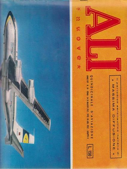   Ali nuove periodico aeronautico anno XIV da n. 10 a n. 24 -   - copertina