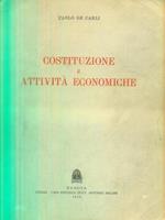   Costituzione e attivita' economiche