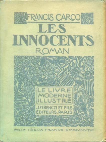 Les innocents - Francis Carco - copertina