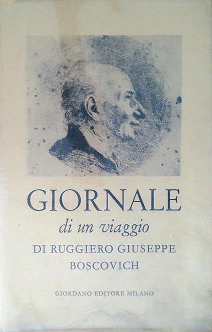 Giornale di un viaggio da Costantinopoli in Polonia - Ruggiero Giuseppe Boscovich - copertina