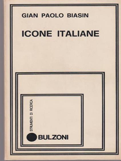   Icone italiane - Gian Paolo Biasin - copertina