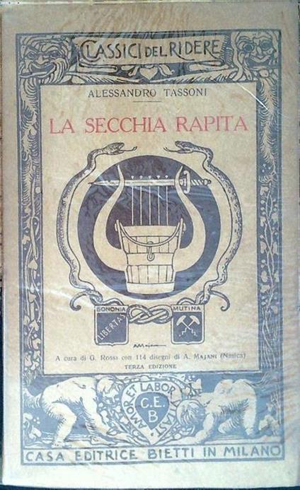 La secchia rapita - Alessandro Tassoni - copertina