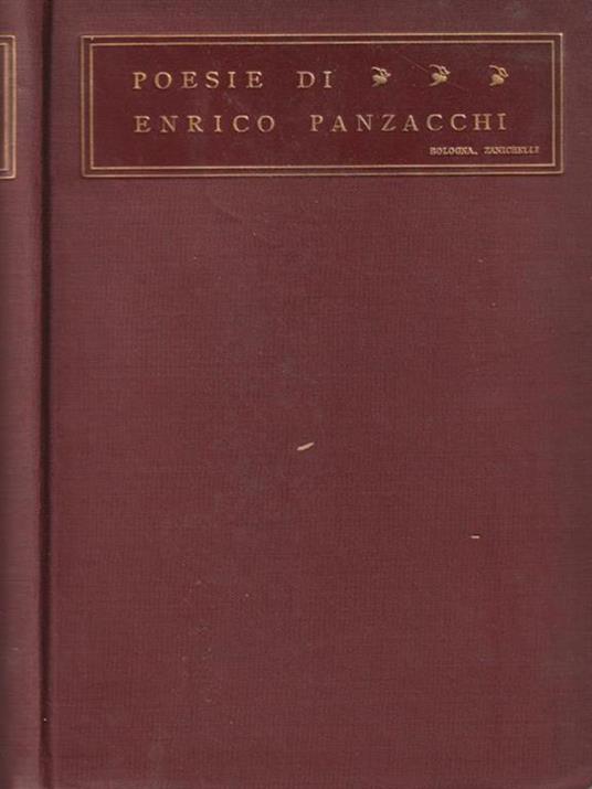 Poesie - Enrico Panzacchi - copertina