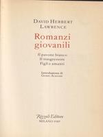   Romanzi giovanili