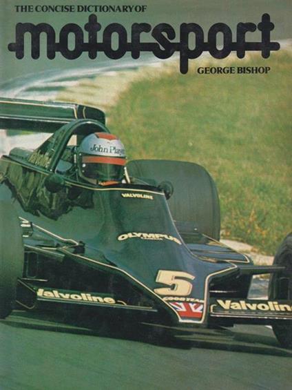 The concise dictionary of Motorsport - copertina