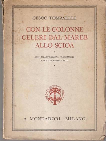   Con le colonne celeri dal Mareb allo Scioa - Cesco Tomaselli - copertina