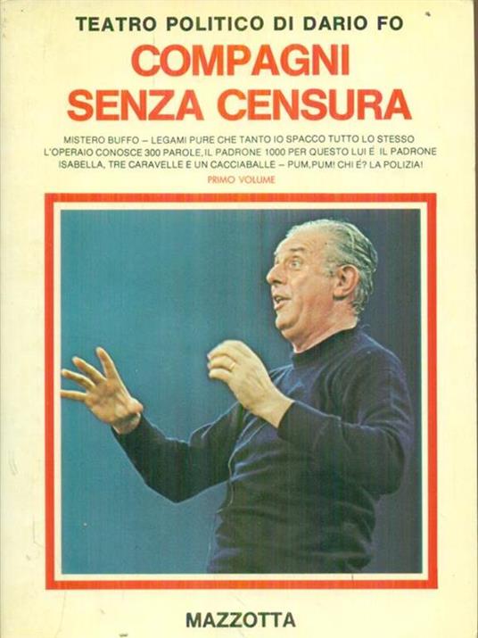 Compagni senza censura - Dario Fo - copertina